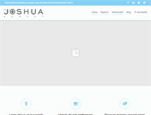 Tablet Screenshot of joshuasurvey.com